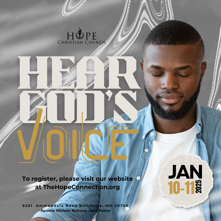 Prophetic Equipping 

Hear God's Voice

January 10 - 11, 2025
